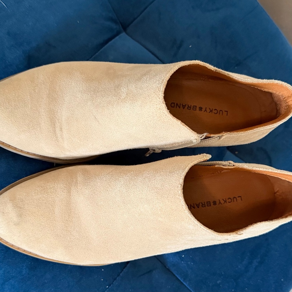 Tan Lucky Brand Booties Size 7.5